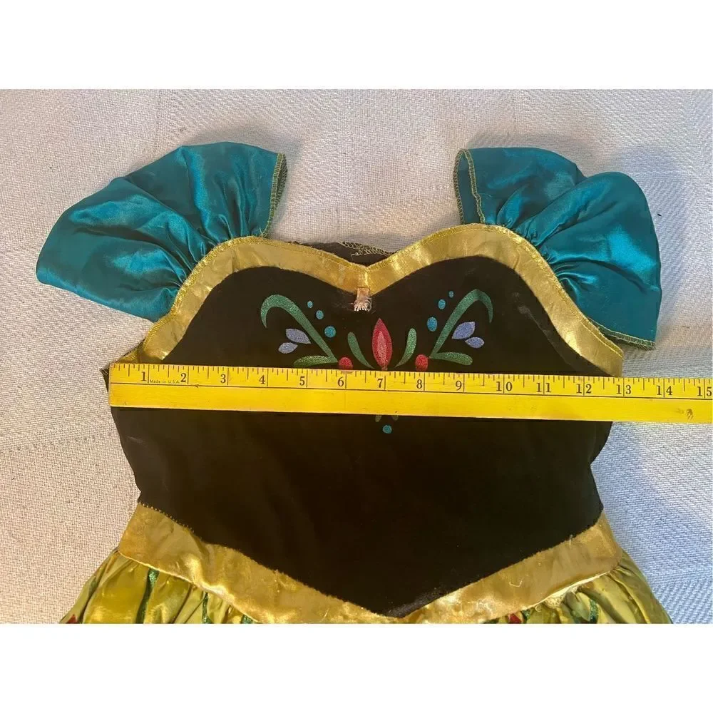 Disney Frozen Anna Coronation Day Fancy Dress Child Costume Size Medium 7-8